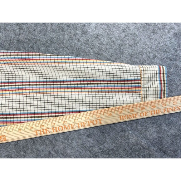 Vintage 70s Big Mac JCPenney Long Sleeve Flannel Button Up Shirt Size M - Picture 8 of 9